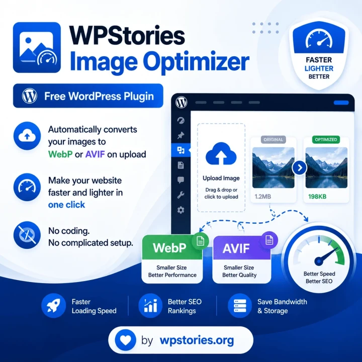WPStories Image Optimizer